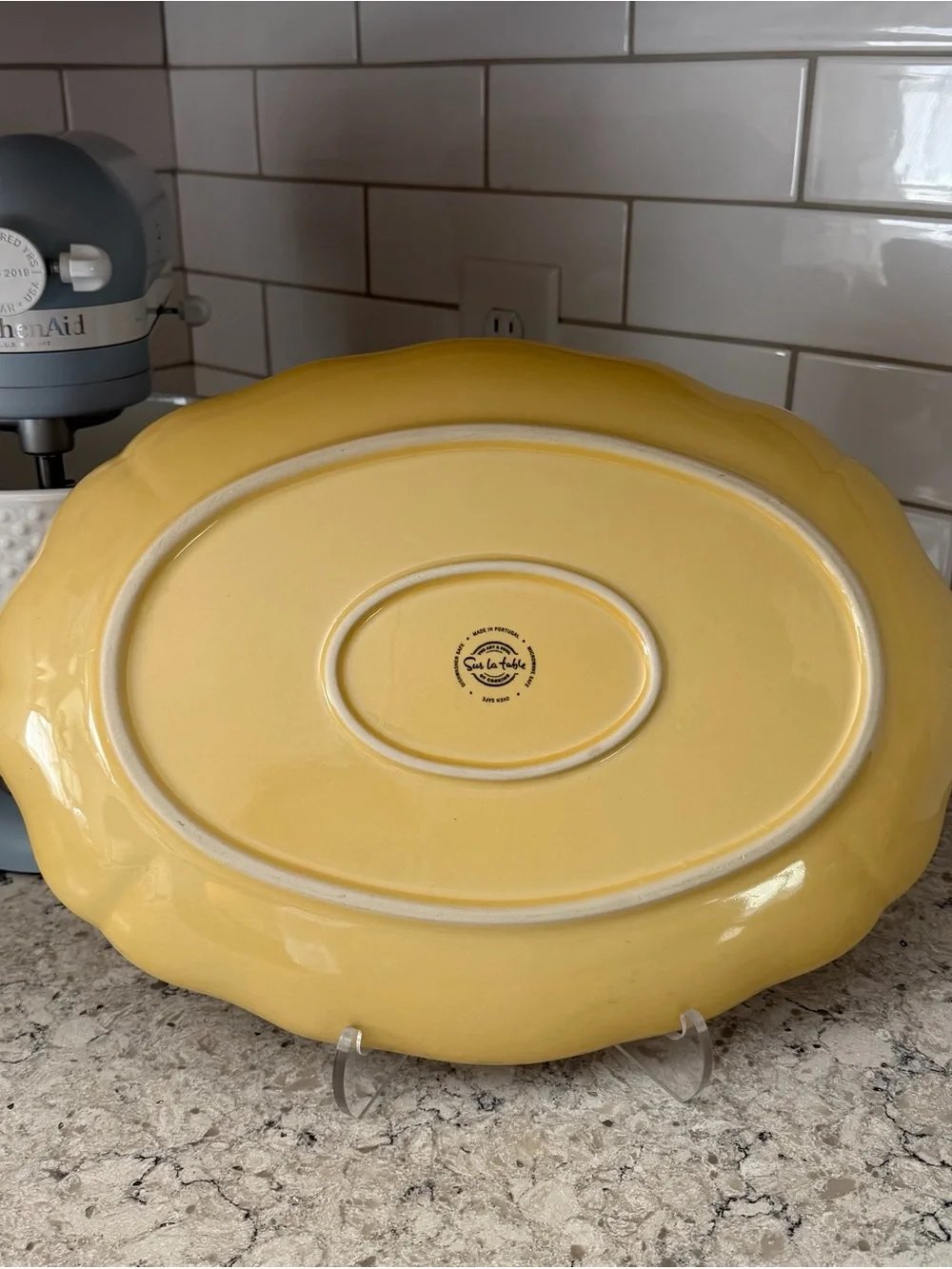 Sur La Table Yellow Oval “Italian Olive